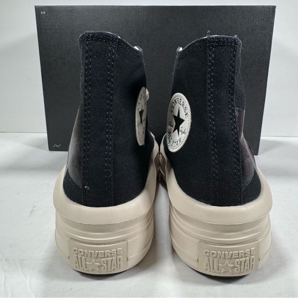 Converse CTAS Move Hi Platform Sneakers Black Natural Ivory Egret Women Size 9 - Picture 6 of 13